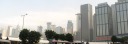A panorama of Causeway Bay's skyscrapers as seen from near the Hong Kong
Convention Centre.  (Causeway Bay is on this side of the harbour, on
Hong Kong Island.)
